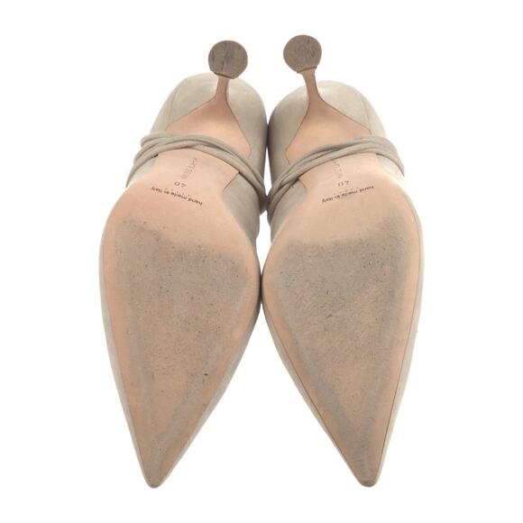 ❤️Manolo Blahnik Suede Lace Up Pumps❤️ - Picture 5 of 5